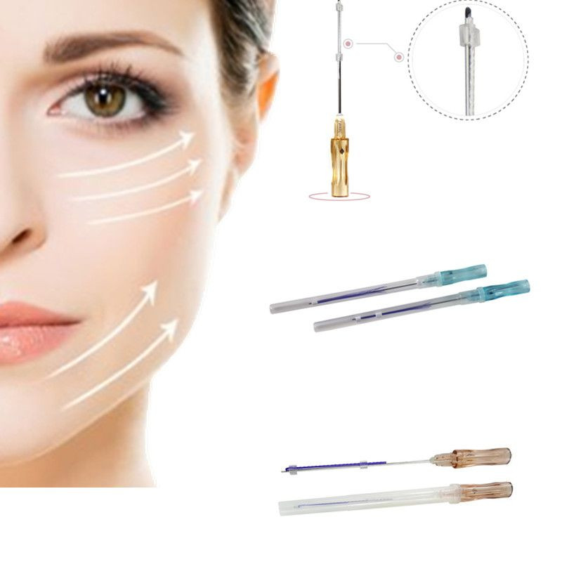 Stable Absorbable Korea Barbed 4D Cog W Blunt Pcl Pdo Thread for Cheek Lifting